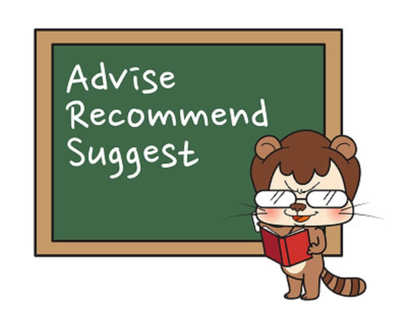 Phân biệt recommend, suggest và advise