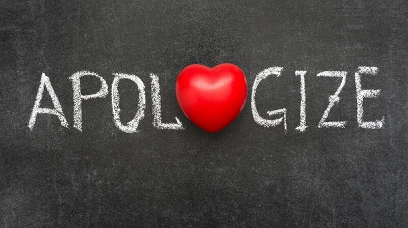 Cấu trúc apologize