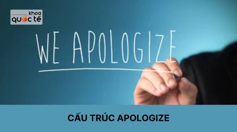 cấu trúc apologize