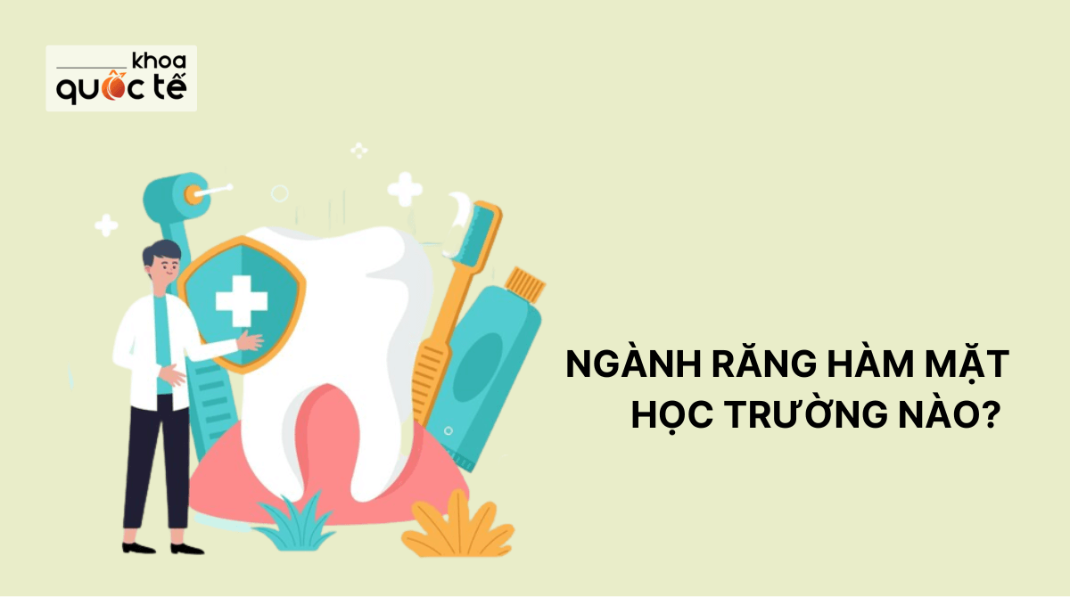 Ngành răng hàm mặt học trường nào