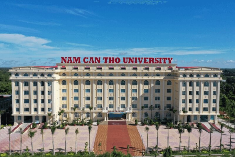 Trường Đại học Nam Cần Thơ khi nhìn từ xa