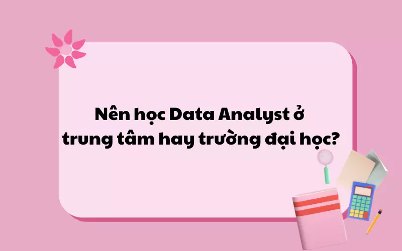 Nên học Data Analyst ở trung tâm hay trường đại học?